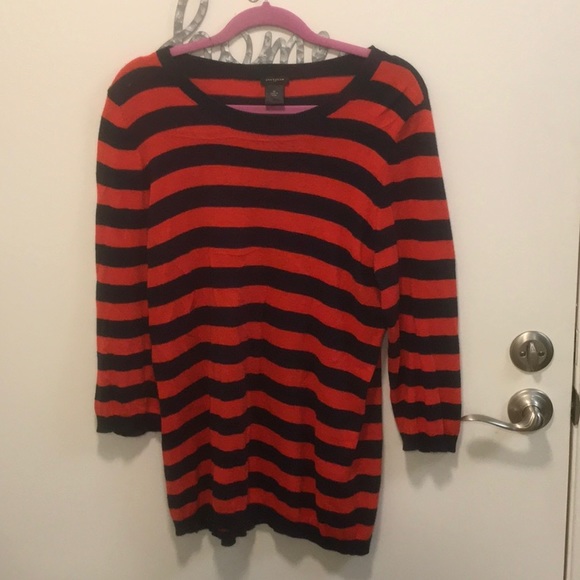 Ann Taylor Sweaters - Anne Taylor striped sweater size xl